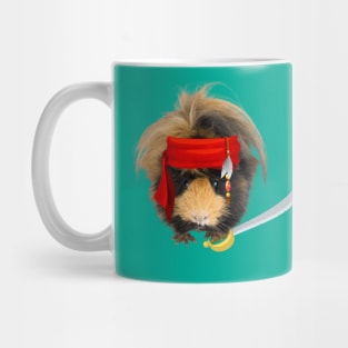 Very cute pirate guinea pig with sword Mug